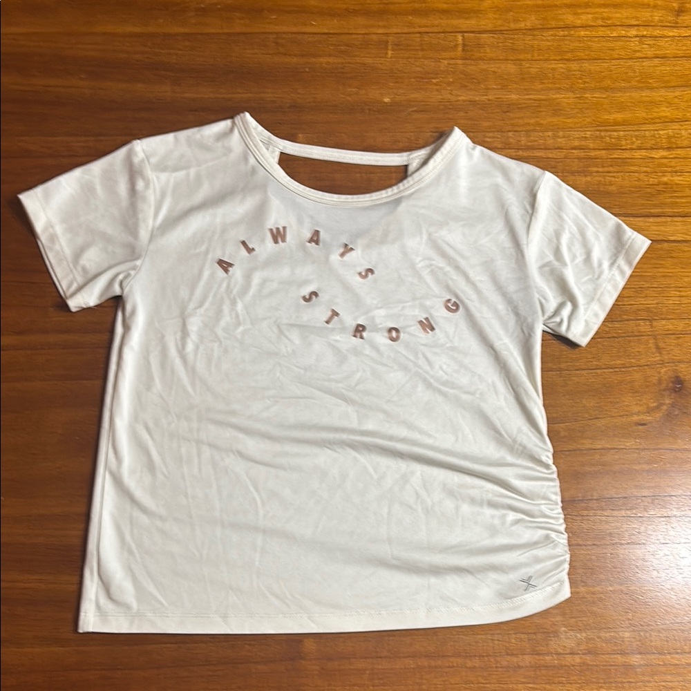 Xersion Cream 'Always Strong' Kids Tee